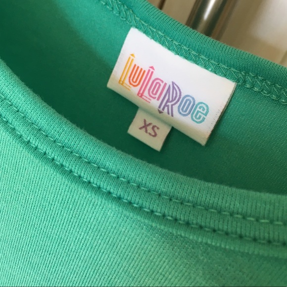 2/$15 ☀️ New With Tags LulaRoe Maria Teal Dress - Picture 4 of 4